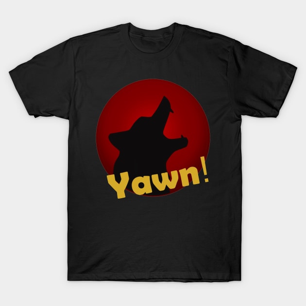 Yawning wolf T-Shirt by MaestroAtticus